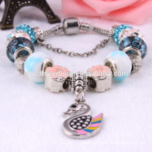 elegant safety chain swan indian religious bead friendship bracelets bulk